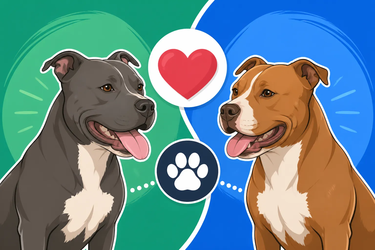 Whether Two Pit Bulls Can Live Together