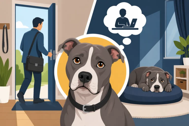 Leaving a Pit Bull While You Are at Work