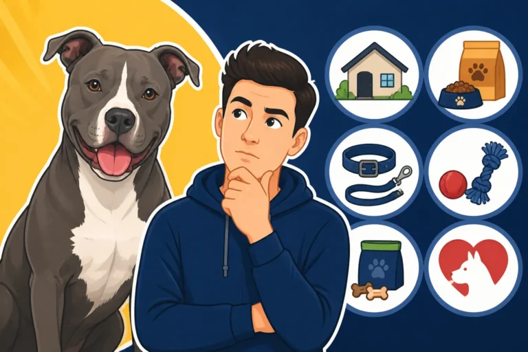 What a Beginner Needs Before a Pit Bull