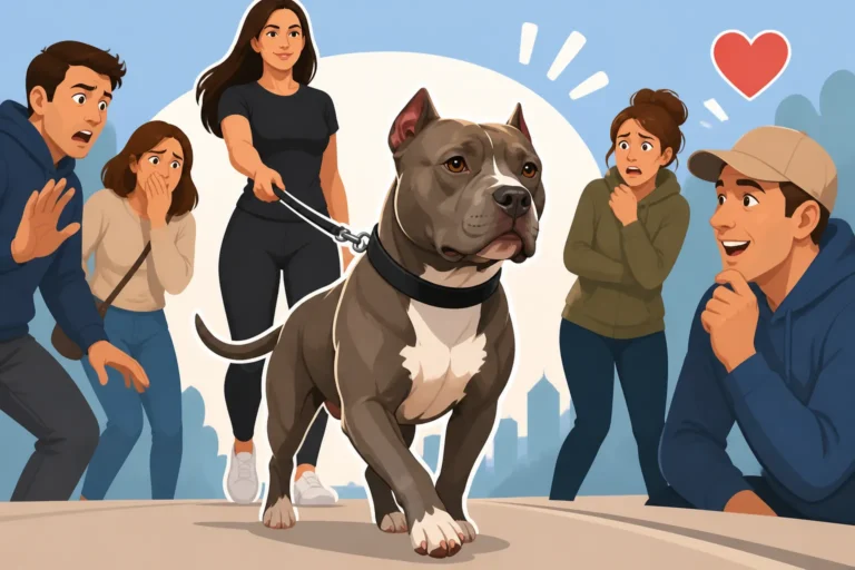 What Happens When You Walk a Pit Bull in Public